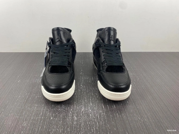 Cheap TBK Retro Black 4 Hair Pony 819139-010 Jordan 0725